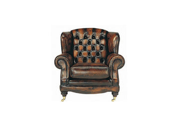 Regent | Highback Chair | Antique Gold