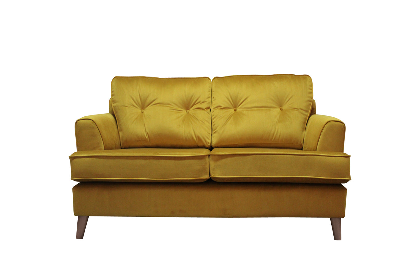 Poppy 2 Seater Sofa Opulence Saffron – SofaSofa