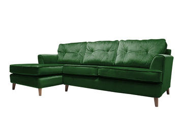 Poppy | Chaise Sofa Option 2 | Opulence Emerald