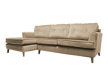 Poppy | Chaise Sofa Option 2 | Opulence Mink