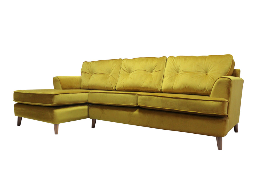 Poppy | Chaise Sofa Option 2 | Opulence Saffron