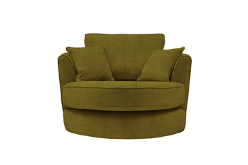 Poppy | Swivel Chair | Opulence Olive Green