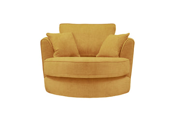 Poppy | Swivel Chair | Opulence Saffron