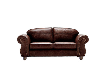 Burlington | Midi Leather Sofa | Vintage Rosewood