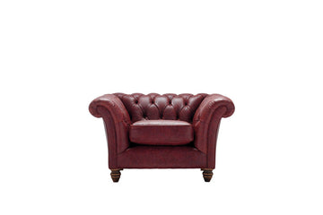 Cambridge | Club Chair | Vintage Oxblood