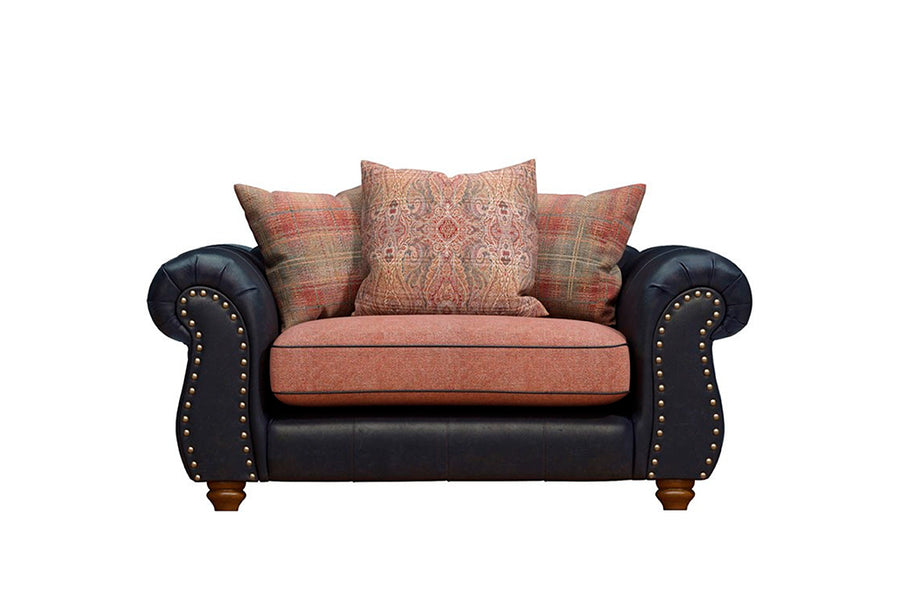 Wilmington | Love Seat | Vintage Slate/Terracotta