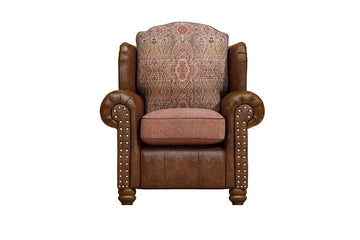 Wilmington | Highback Chair | Vintage Chestnut/Terracotta
