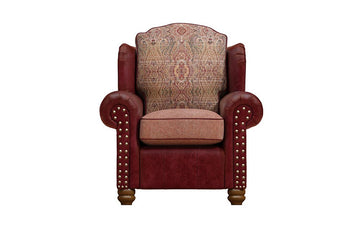 Wilmington | Highback Chair | Vintage Oxblood/Terracotta